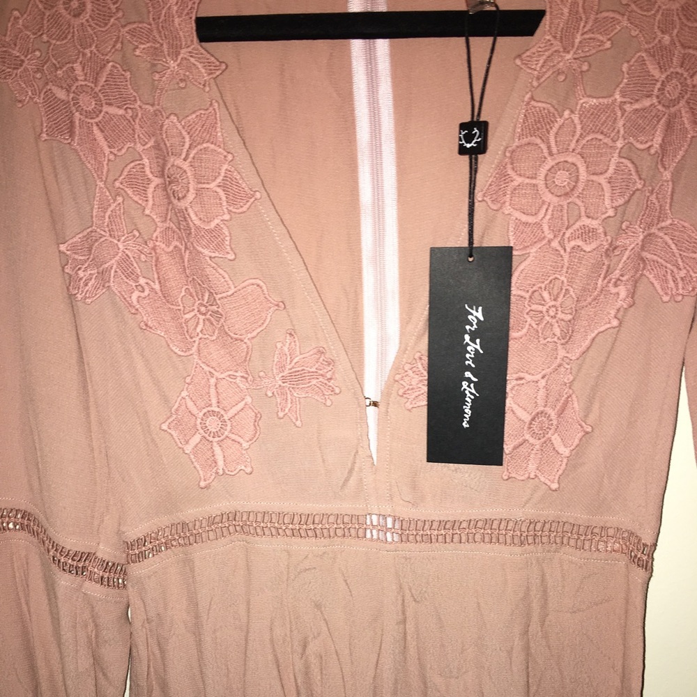For Love & Lemons Lilou Floral Romper BNWT - Picture 4 of 6